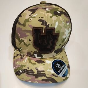 UTAH UTES|Top Of The World One Size Fits  All Snap Back|Camo/Brown